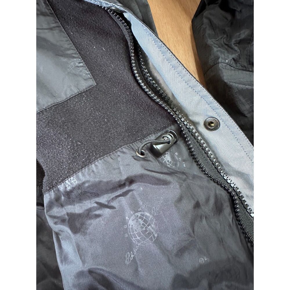 Vintage 90s EBTEK Eddie Bauer Gore-Tex Rain Jacket Black Mens M Gorpcore - Picture 4 of 10